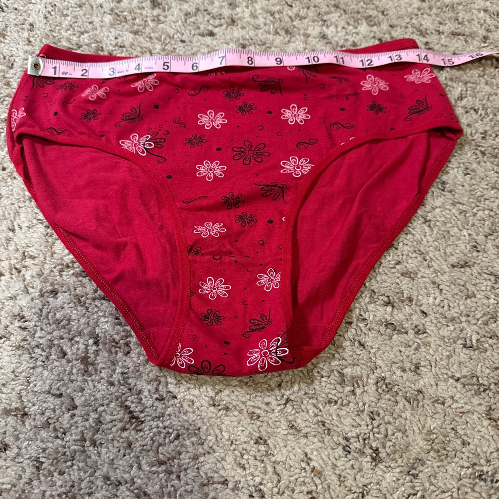 Women's Unbranded Panties XL Black Pink Red Beige 4-Pack - Picture 5 of 15